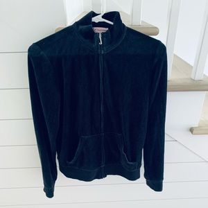 Juicy Couture, Size M Black Velour